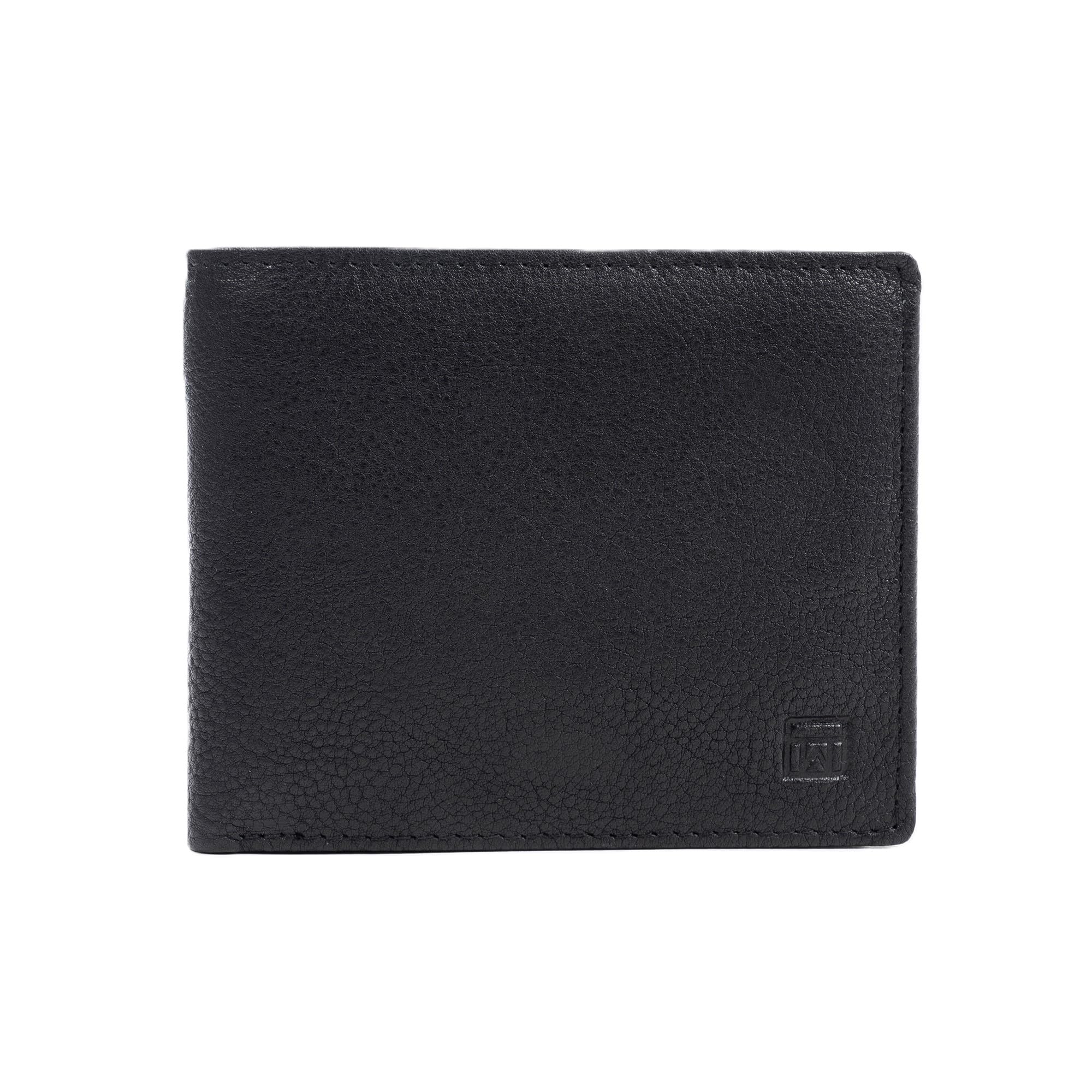 Matties Bags Men's Noir Leather Wallet