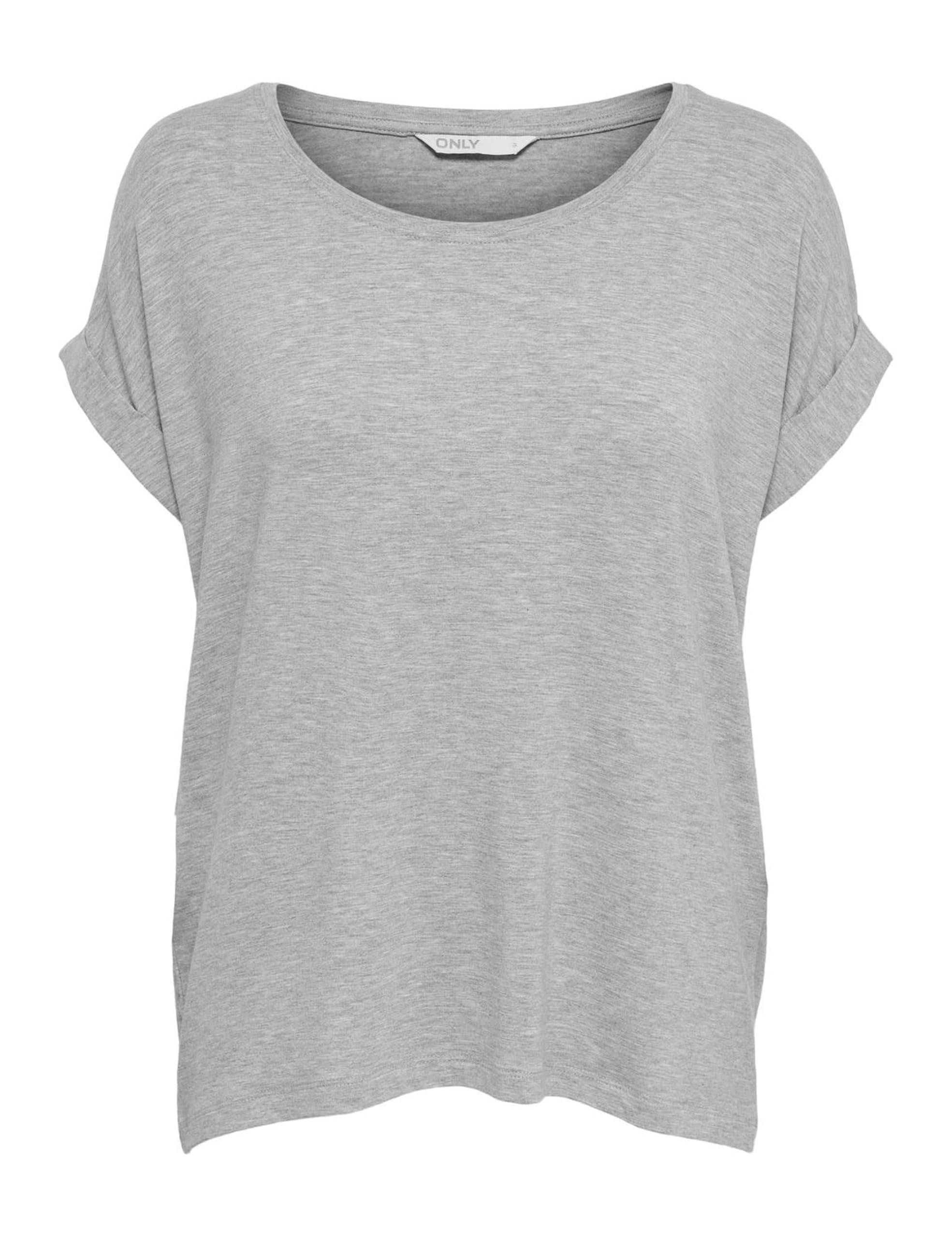 ONLY Women's onlMOSTER S/S TOP NOOS JRS T-Shirt, Grey (Light Grey Melange), M