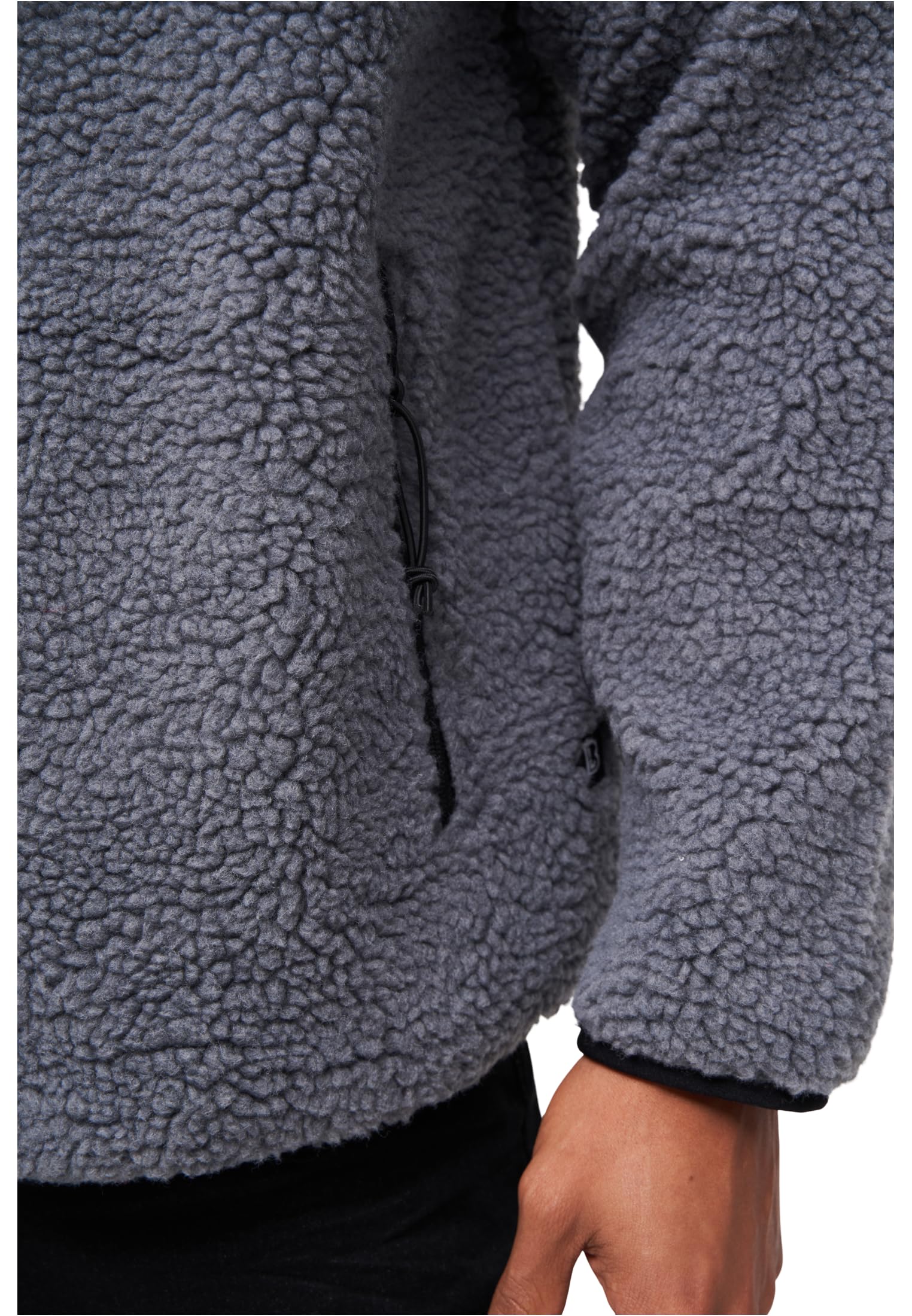 Brandit Teddy Windbreaker Hombre Cortavientos Negro 100% poliéster