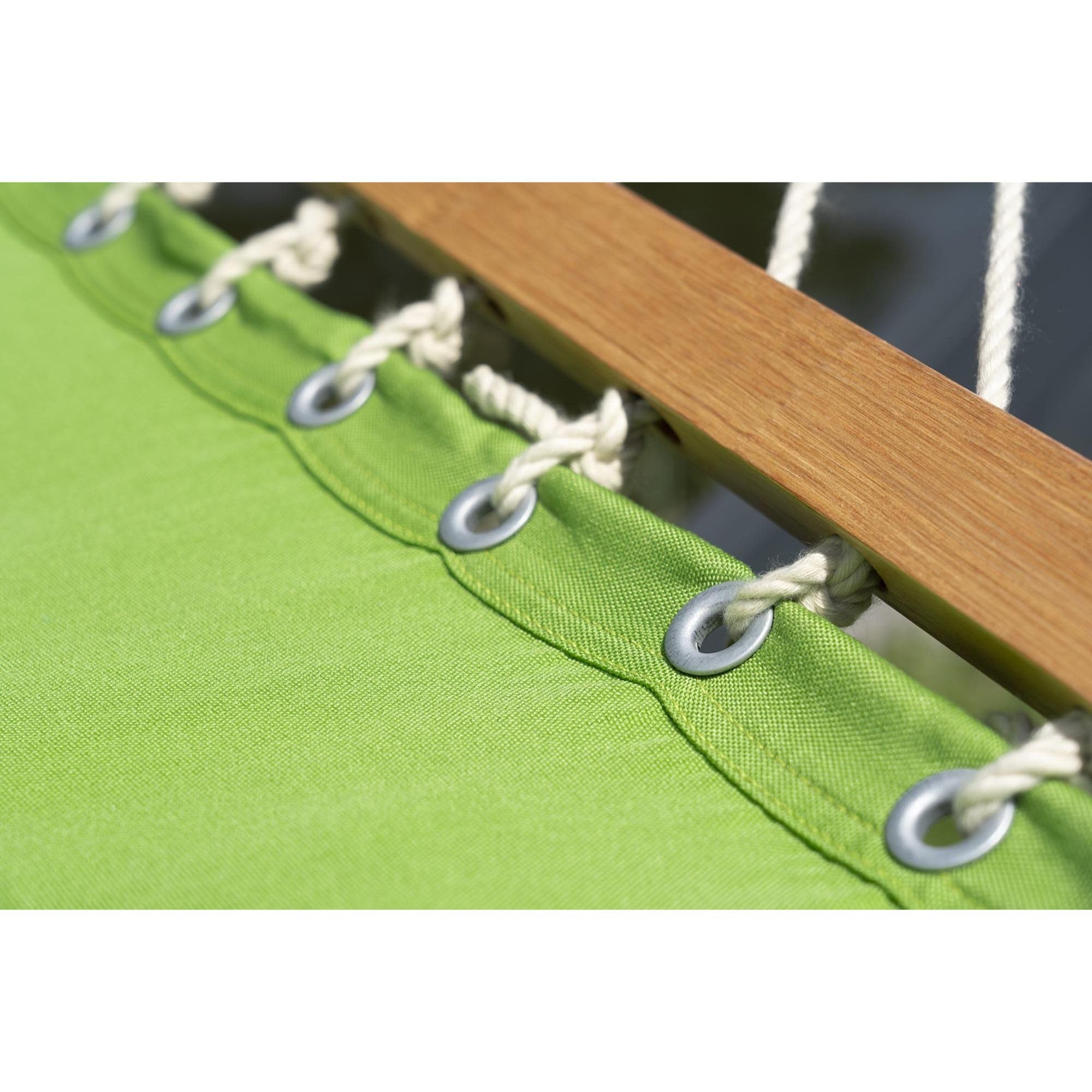 Potenza Amaca da Giardino con Supporto in Acciaio ZINCATO A CALDO – Amaca con Barra Doppia 210x140 cm, 200 kg con Tytan Struttura lunga 370 cm, Portata 350 kg, con Telaio Resistente alle Intemperie