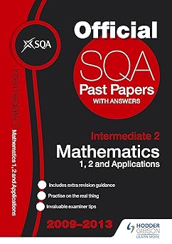 SQA Past Papers 2013 Intermediate 2 Mathematics Units 1, 2 & Applications book cover