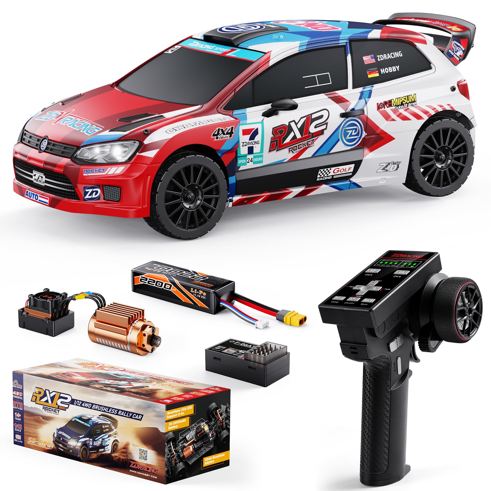 rc-d2000 ZD Racing 9116 V2 V3 RC CAR – Heavy Duty RC