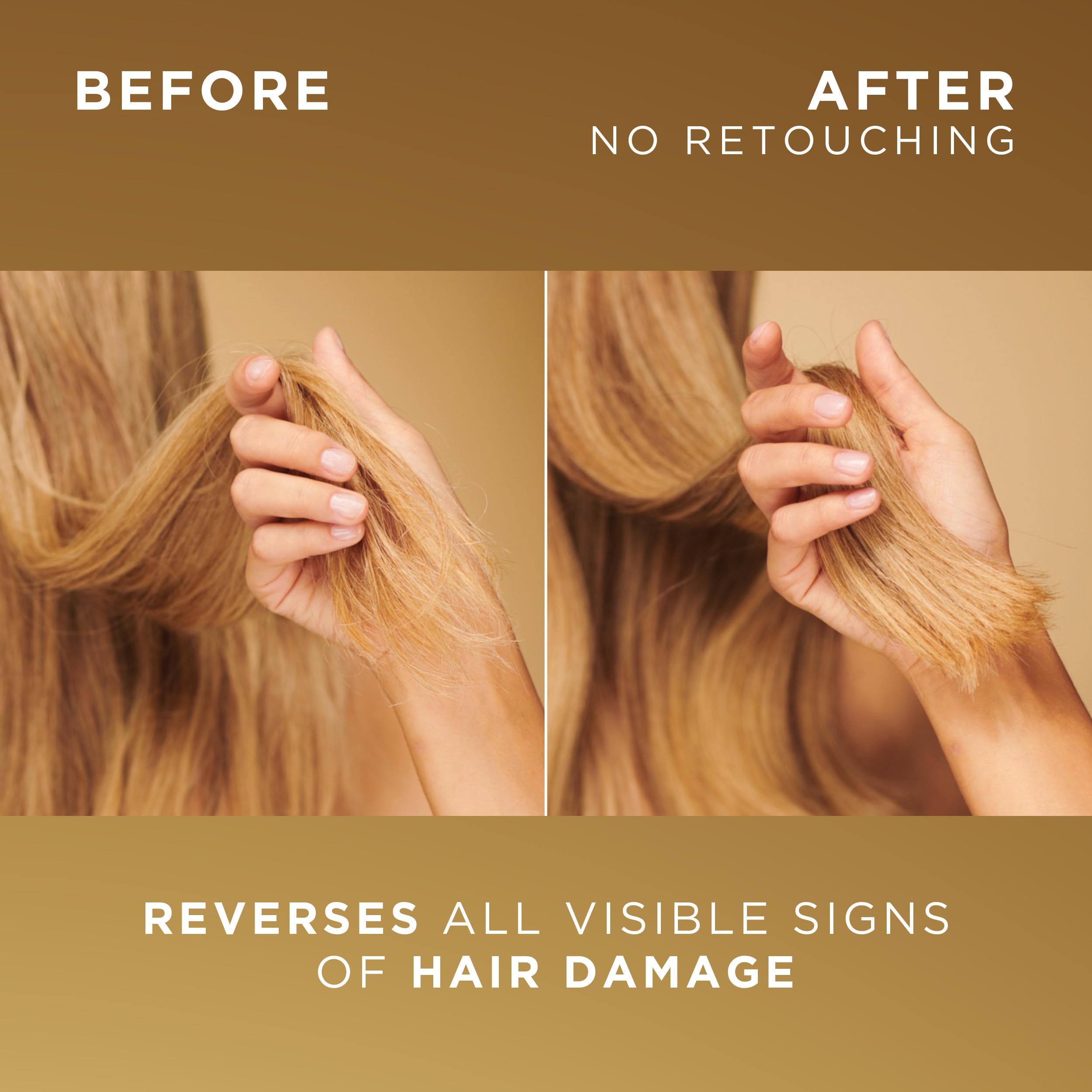 Pantene Molecular Bond Repair Intensive Hair Mask with Biotin 300ml. Pro-V Concentrated Formula for Extremely Dry Damaged Hair. Leaves Hair Visibly Healthier, Strengthened and Regenerated - Image 3