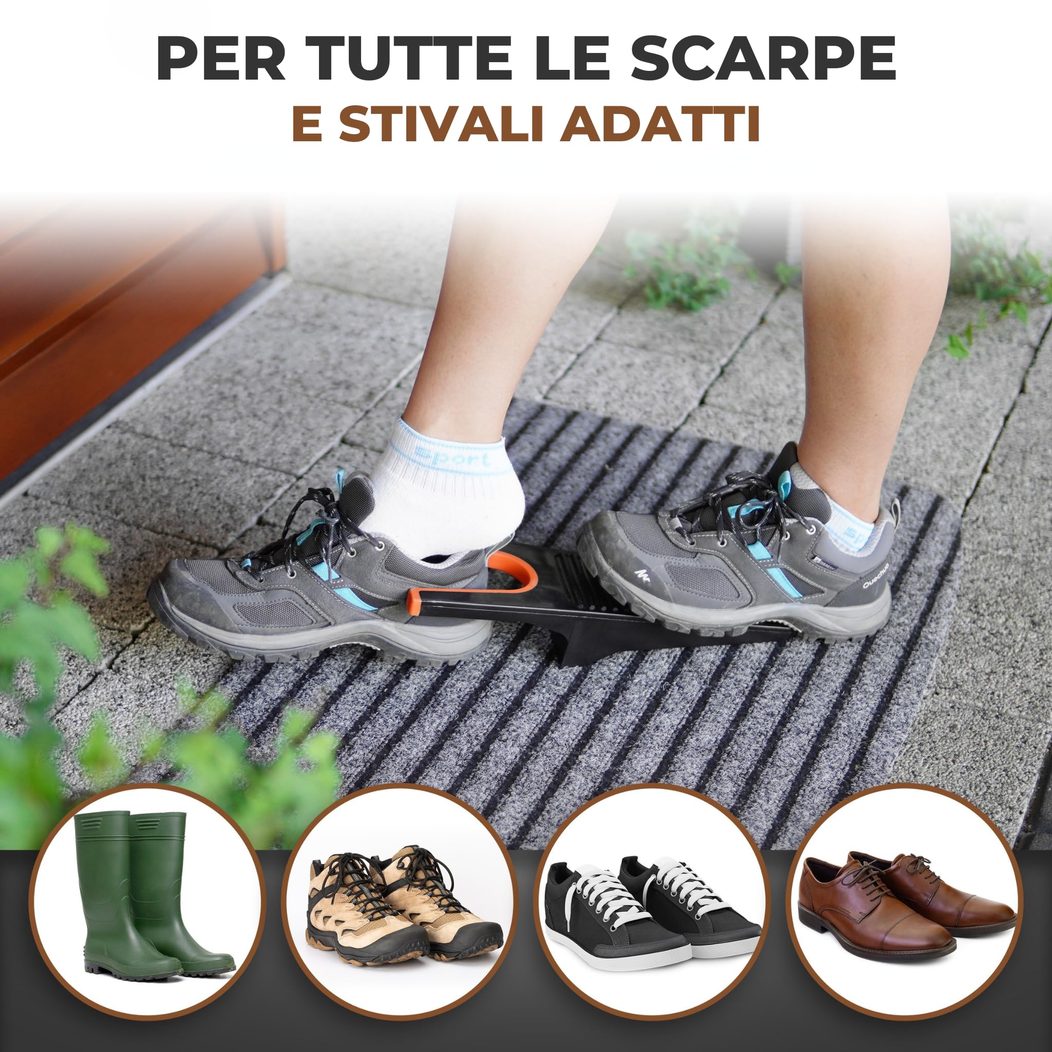 JK Trade® Stivali per ogni calzatura | stabile raschietto per scarpe con protezione del tallone e graffio | stivali di gomma da equitazione scarpe da lavoro, scarpe da lavoro, scarpe da lavoro, scarpe