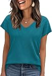 WIHOLL Short Sleeve Sweaters for Women Casual V Neck Spring Summer Tops Pullover Cap Sleeve Knit Sweater Vest Trendy 2026