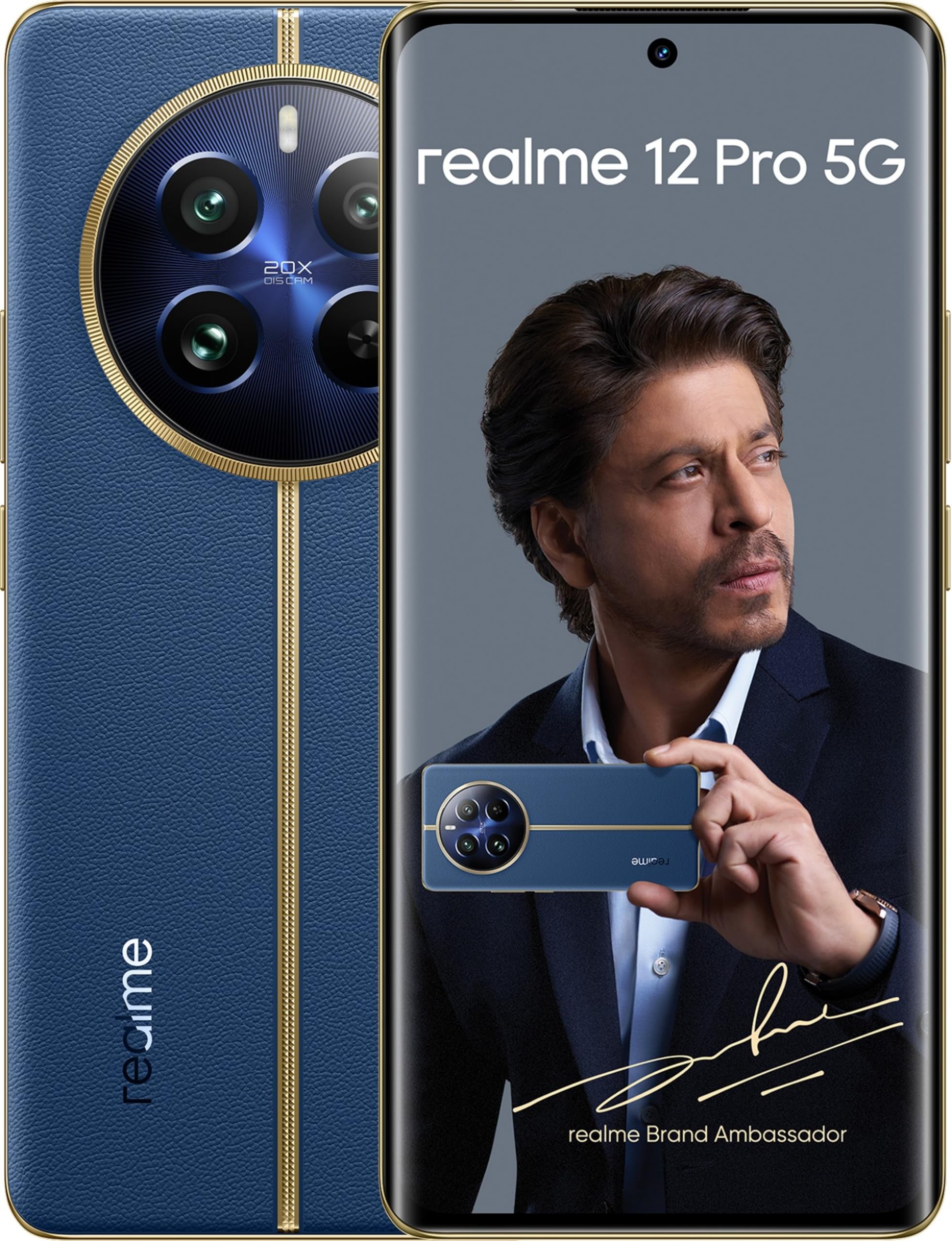 スマートフォン本体 realme 12 Pro+ 5G 12GB + 512G Blue Realme 12 Pro Plus 5G 12/512GB Granatowy Submarine Blue