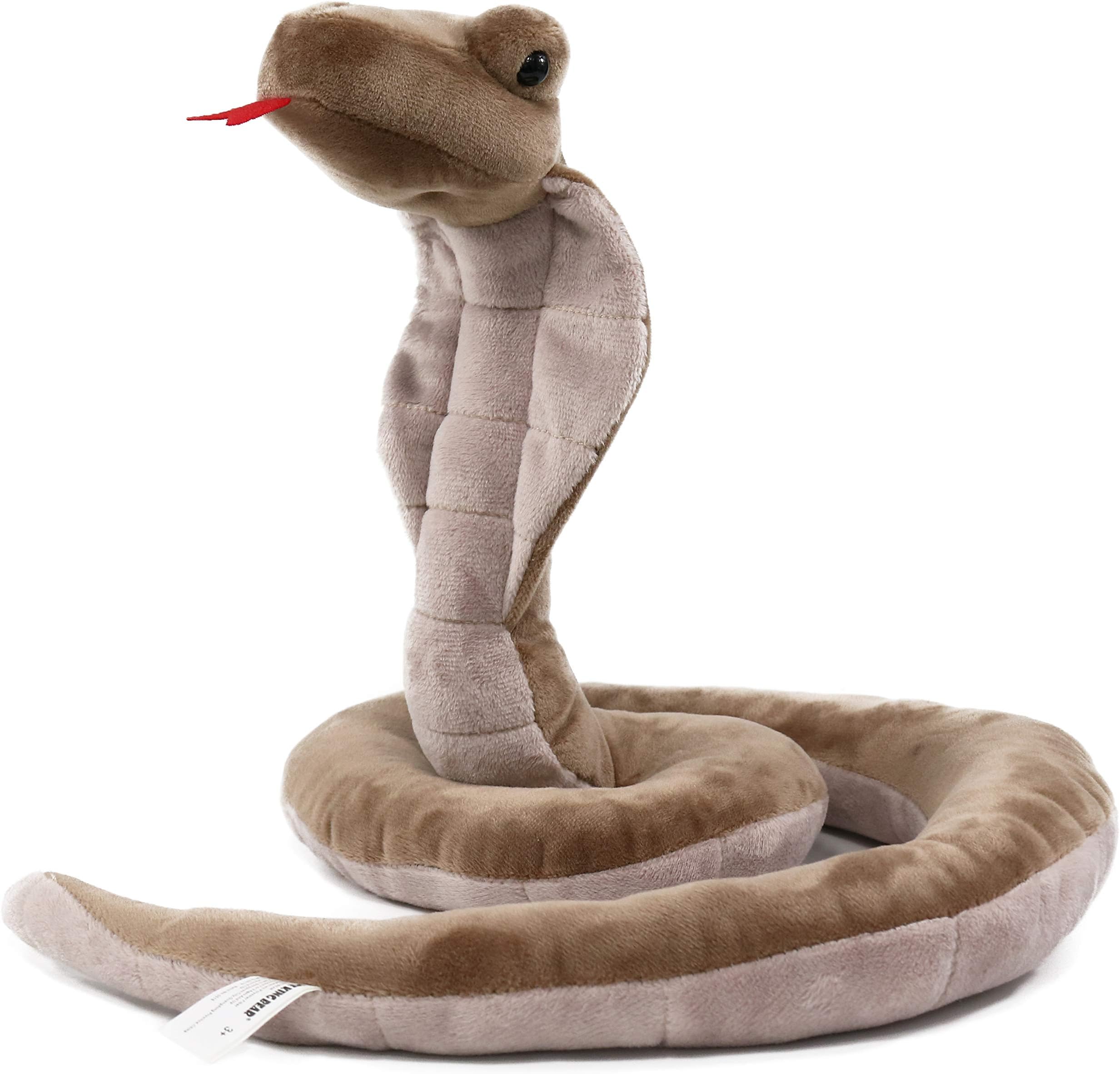 Ice King Bear Wild Animal Stuffed Animals Zoo Family Plush Toy (Cobra Snake 12 Inches)