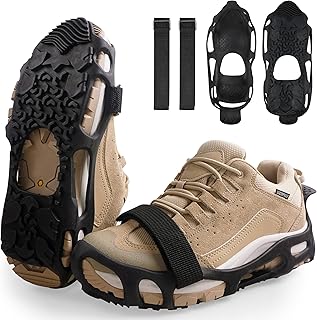 Spikeless Ice Cleats: Anti-Slip Shoe Grips