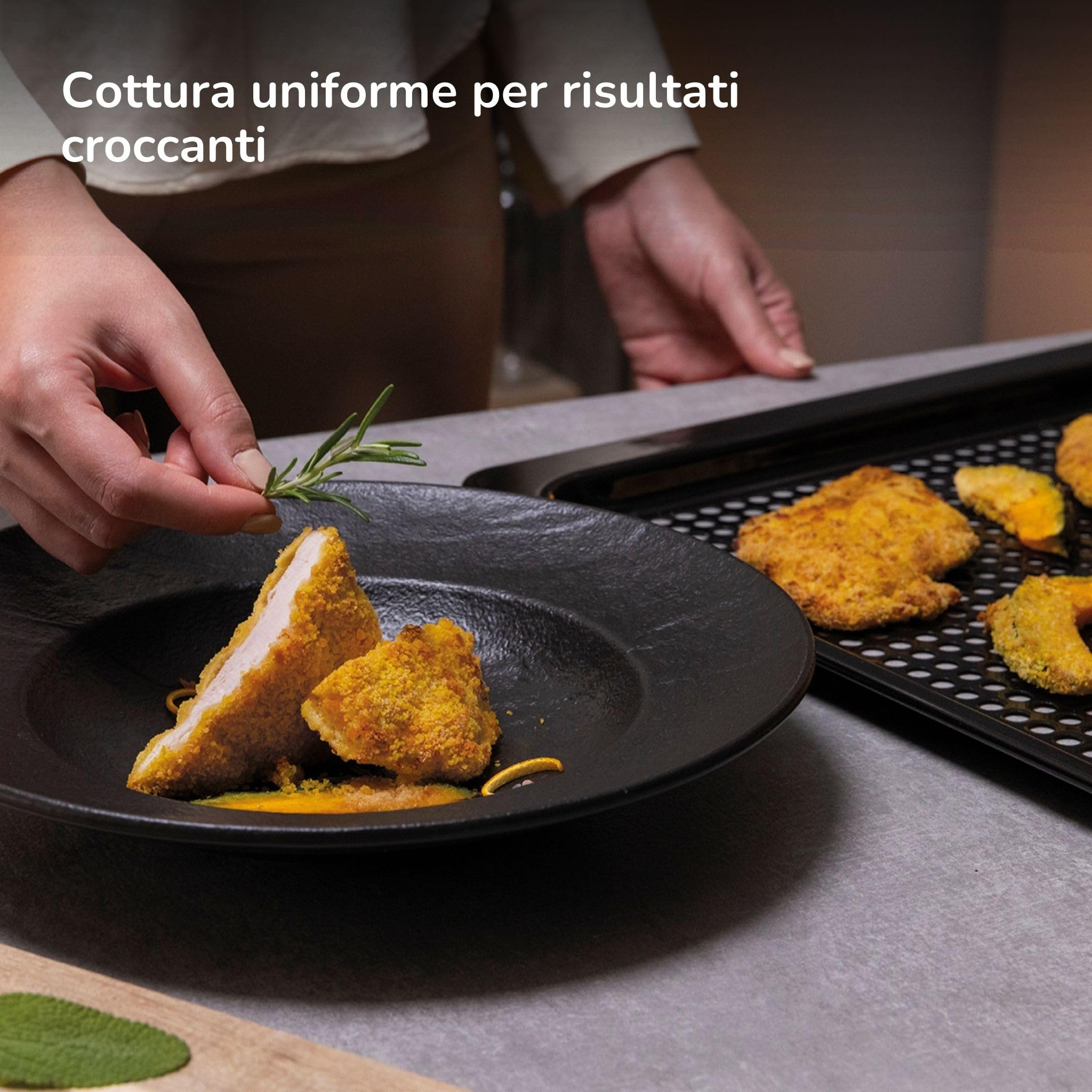 Haier Teglia AirFry per Forno – cottura sana, calore uniforme, 45.4x38.95cm