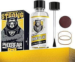 Professional Grade Shoe Glue Repair Adhesive, Heavy Duty Shoe Goo: Low Odor, No White, No Hard, 1.05 fl oz