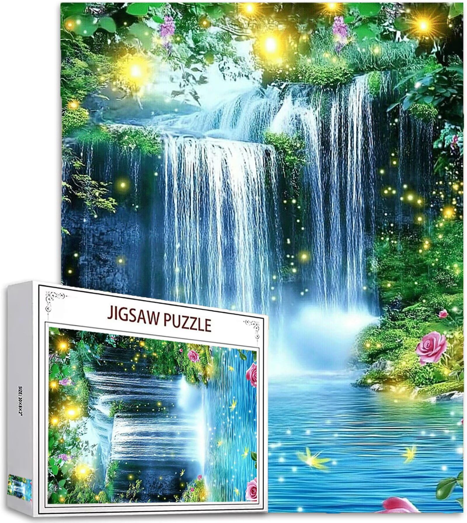 Model610 puzzle dla dorosłych, 3000 części, wymarzona scena, duże drewniane puzzle dla dorosłych, 122 x 81 cm, gra zręcznościowa, elementy z pudełkiem prezentowym, do dekoracji ścian do salonu, na