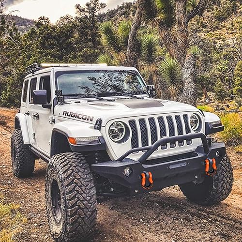 Miniatura 14 de AUTOBOTS D Ring Shackles Heavy Duty(2 Pack) 68,000 lbs Capacity, Tow Hooks Clevis Shackle with 7/8" Screw Pin for Towing Winch Off Road Accessory