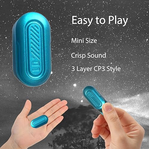 Miniatura 3 de JUDIXY Mini juguete para ansiedad de 3 capas para el pulgar, juguetes magnéticos de metal EDC Fidget Toys para adultos, TDAH, ansiedad, alivio del