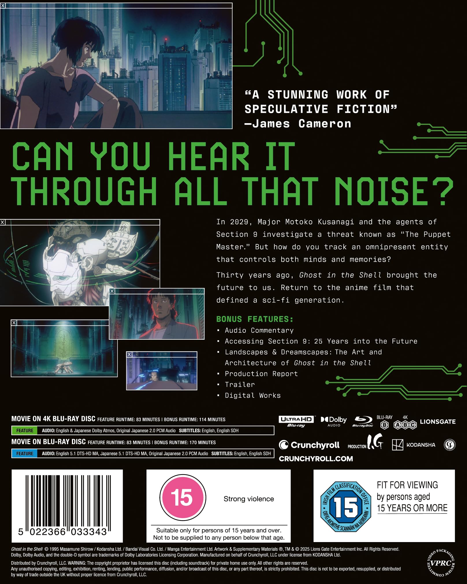 Ghost in the Shell 4K UHD
