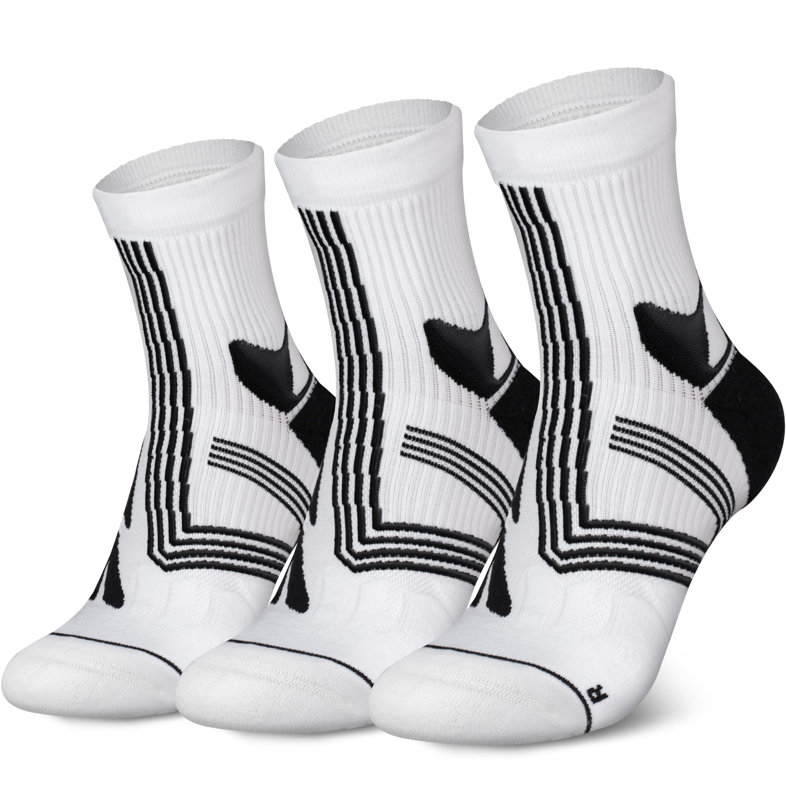 Hylaea Quarter Athletic Running Socks No Blister, Cushion Moisture Wicking Socks for Cycling Sport