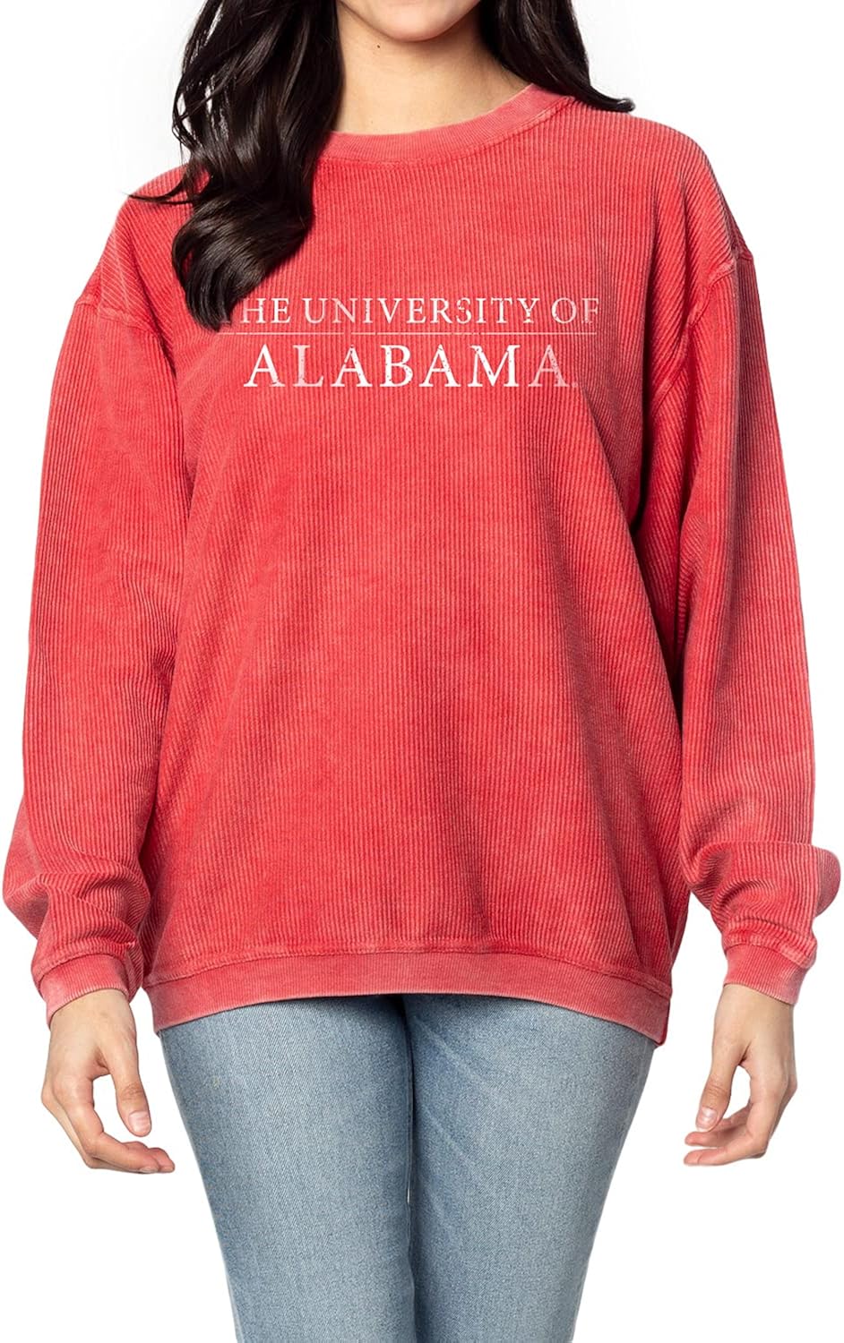 Corded crew sweatshirt amazon Clearance