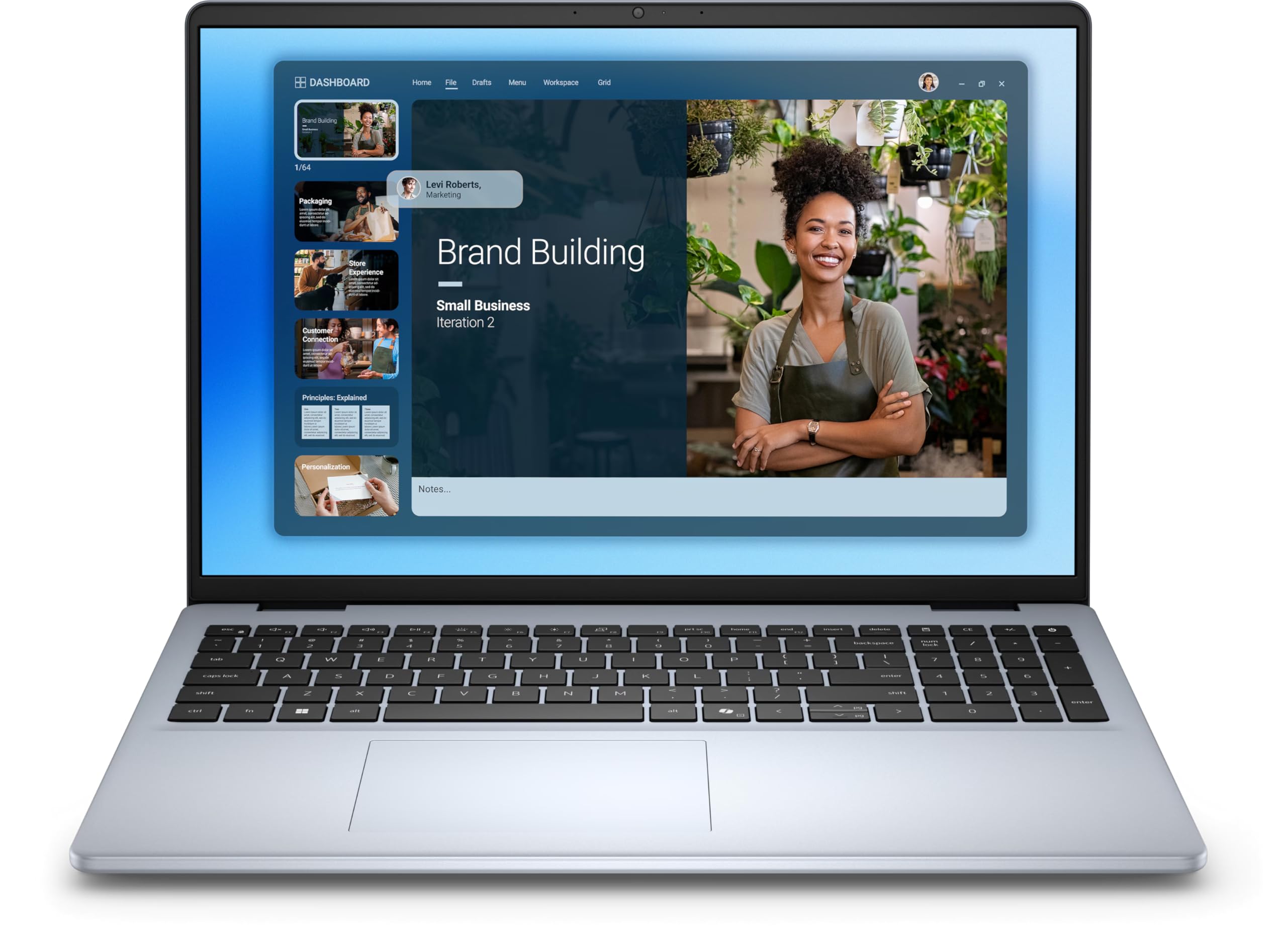 Dell 16 DC Personal Laptop, 2025, 16" 1920 x 1200 Touch IPS, Intel Core 7 150U 10-Core, 32GB DDR5, 2TB SSD, Win11 Home, Wi-Fi 6, BT 5.2, 720p HD Camera, Ice Blue