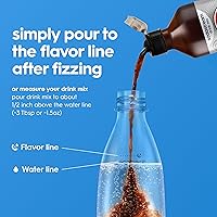 Vista 5 de SodaStream® Diet Pepsi® New Pour Bottle - Mezcla de bebidas (14.9 fl oz, paquete de 4)