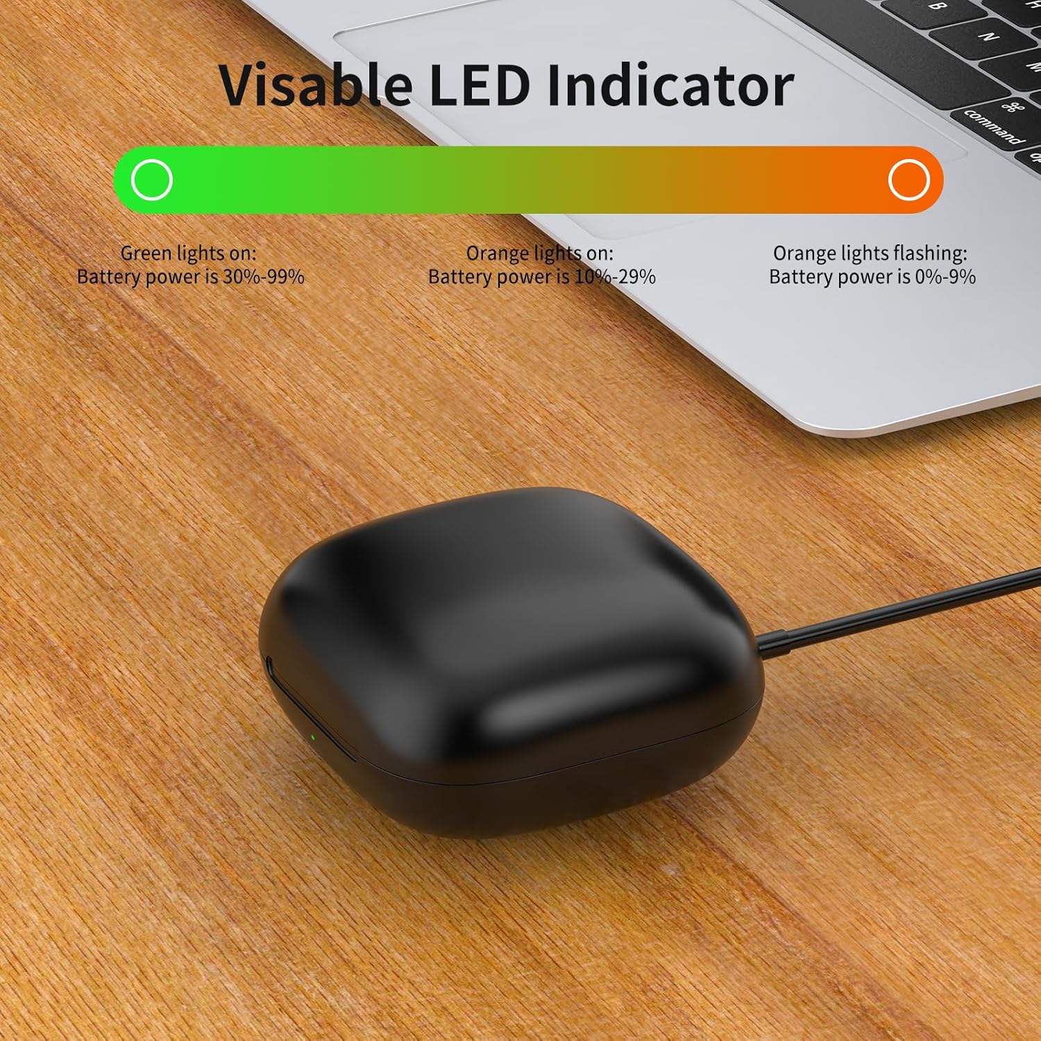 Charging Case Replacement for Beats Powerbeats Pro, 700mAh Portable Charger with Bluetooth Pairing Sync Button (Earbuds Not Included) - Image 5