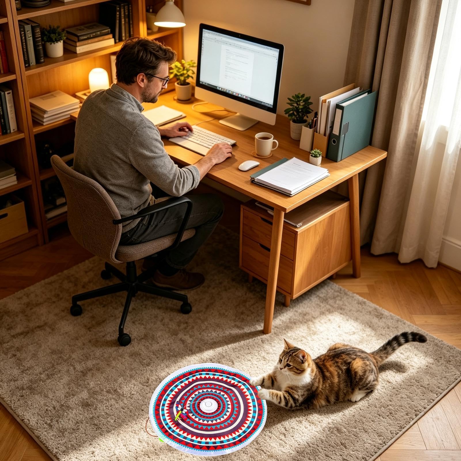 Generico Giocattoli Per L'Esercizio Dei Gatti Di Arricchimento Intelligente | Stimolante Per Gatti esterno interno casa balcone appartamento soggiorno