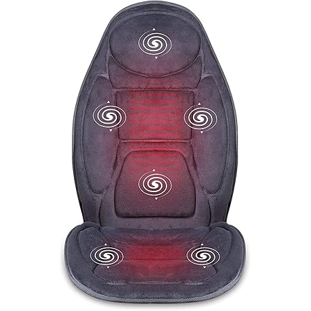 Snailax Back Massager With Heat, Vibration Massage Seat Cushion With 6 Vibrating Motors And 2 Heat Levels, Massage Chair Pad For Home Office Use, Gifts For Him Her - View #13