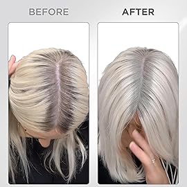 THICK FIBER Root Touch Up Powder with Brush - Covers Grey Roots, Thinning Hair & Bald Spots - Sweat & Water Resistant for Men & Women (white, 0.35 Ounce (Pack of 1))