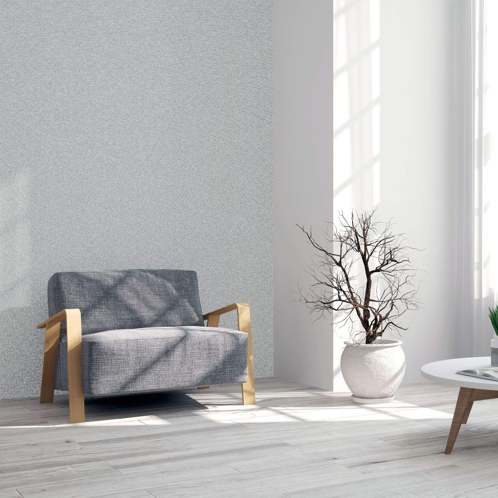 Arthouse Calico Plain Grey, 53 x 1005 cm - Image 3
