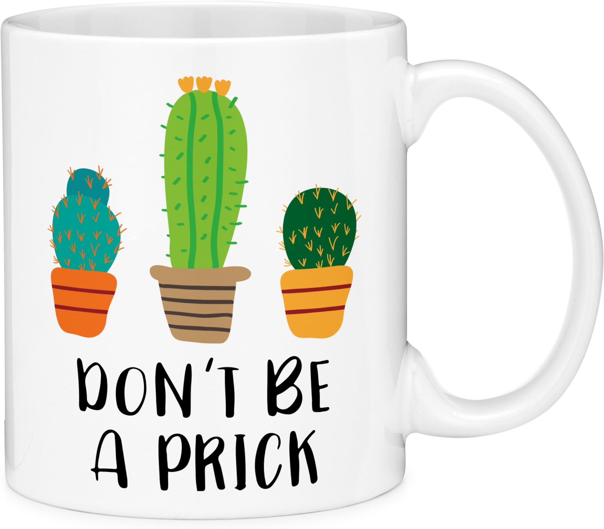 Mugvana Don't Be a Prick Cactus Funny Gift Coffee Mug (11oz)
