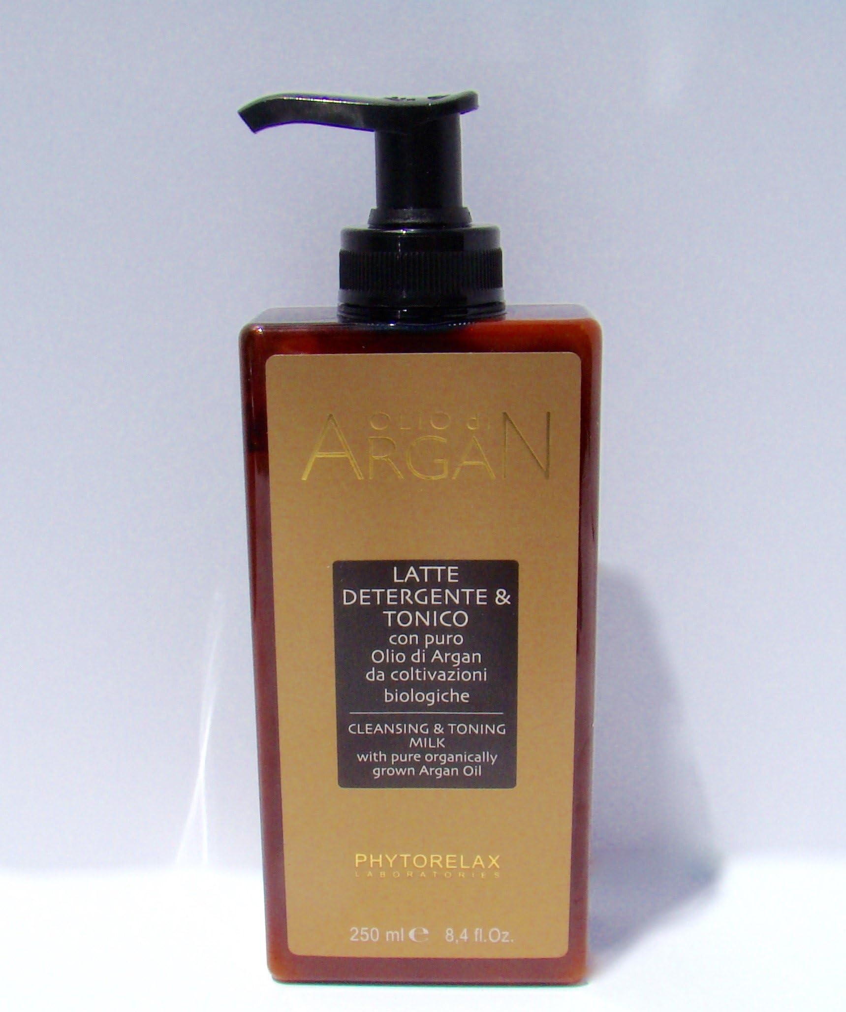 Phytorelax Olio di Argan Latte Facial Cleansing & Toning Milk 8.4 Fl. Oz.