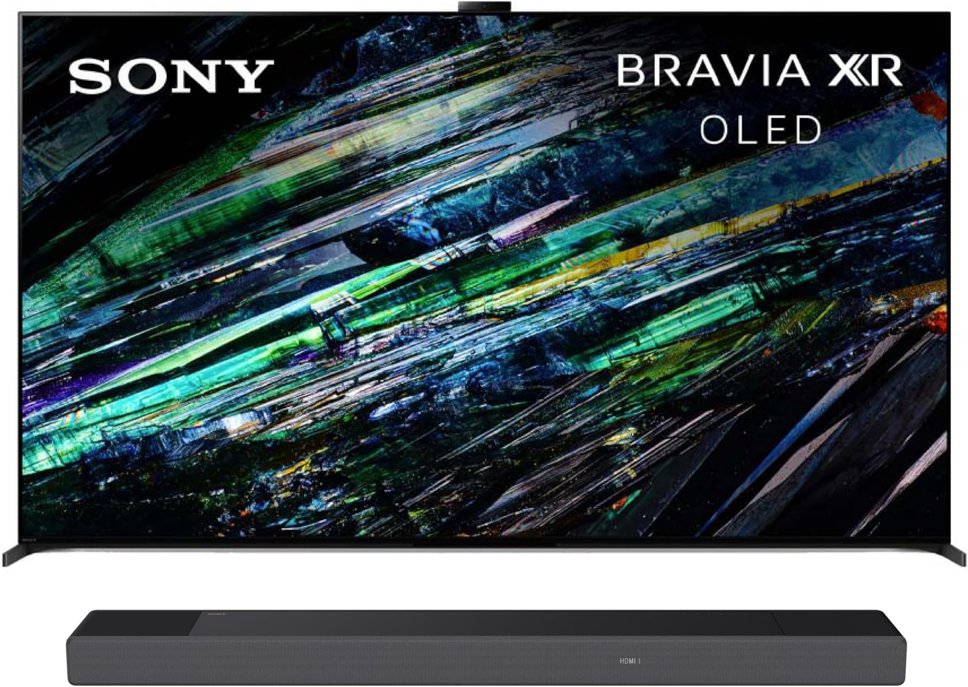 Sony 65 Inch BRAVIA XR A95L QD-OLED 4K HDR Google TV HT-A7000 7.1.2ch Dolby Atmos Sound Bar