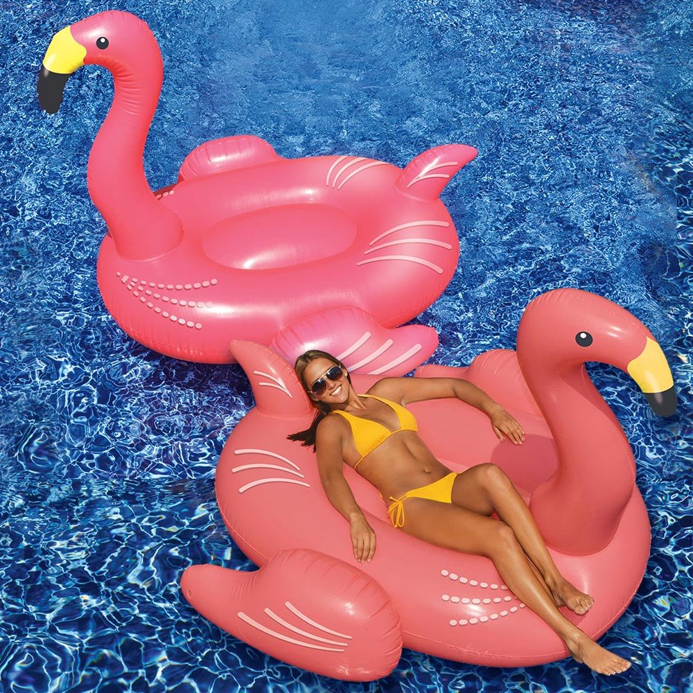 Swimline Giant Flamingo Swimming Pool Float, 2-Pack