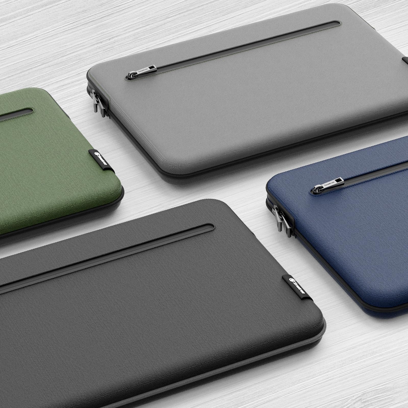 Smatree SlimPro - Funda para portátil ASUS Zenbook 13 OLED UX325 de 13.3 pulgadas, con bolsillo para accesorios de acceso rápido, diseño patentado de superesquinas (S431)