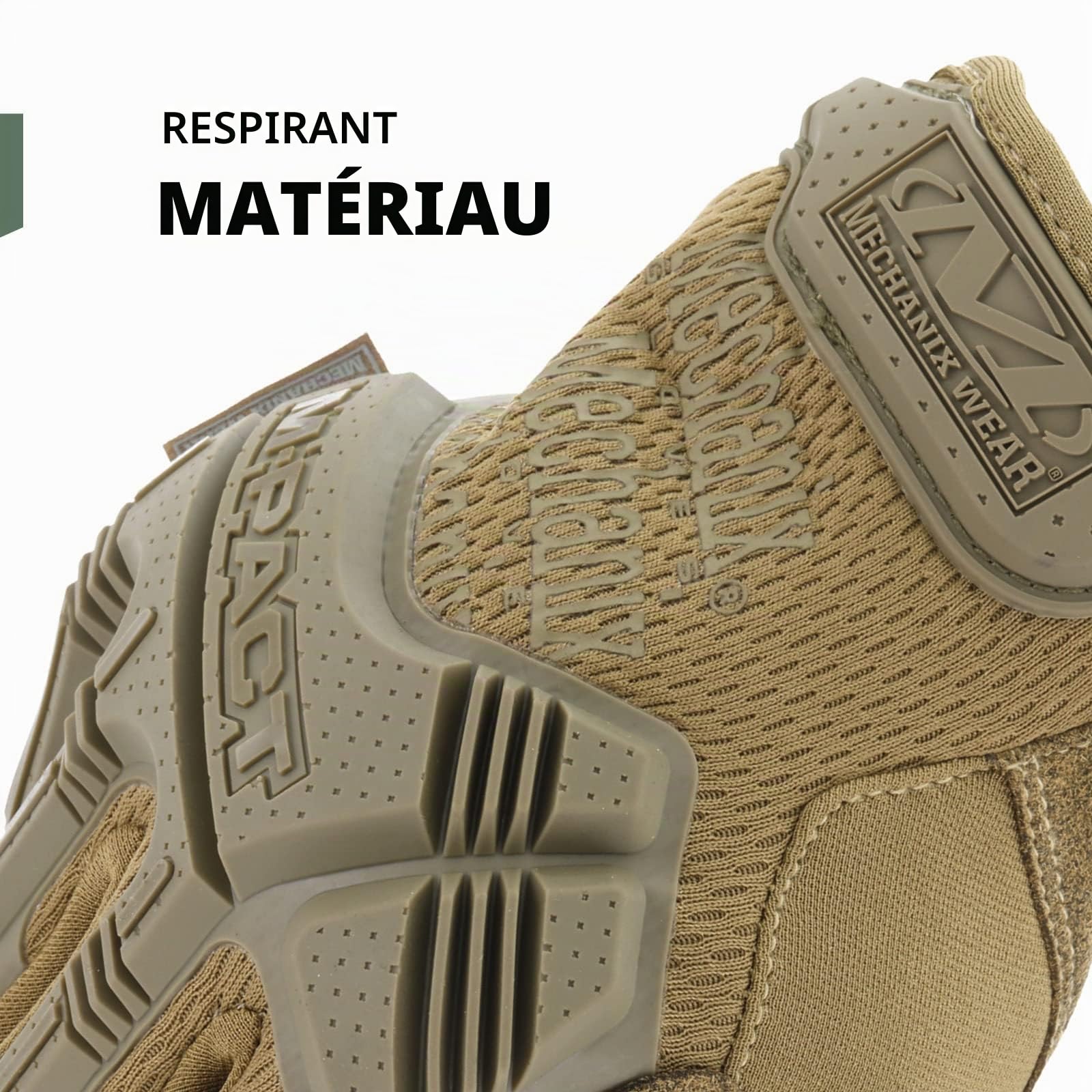 Mechanix Wear - M-Pact Covert Tactical Gants (Medium, Coyote)