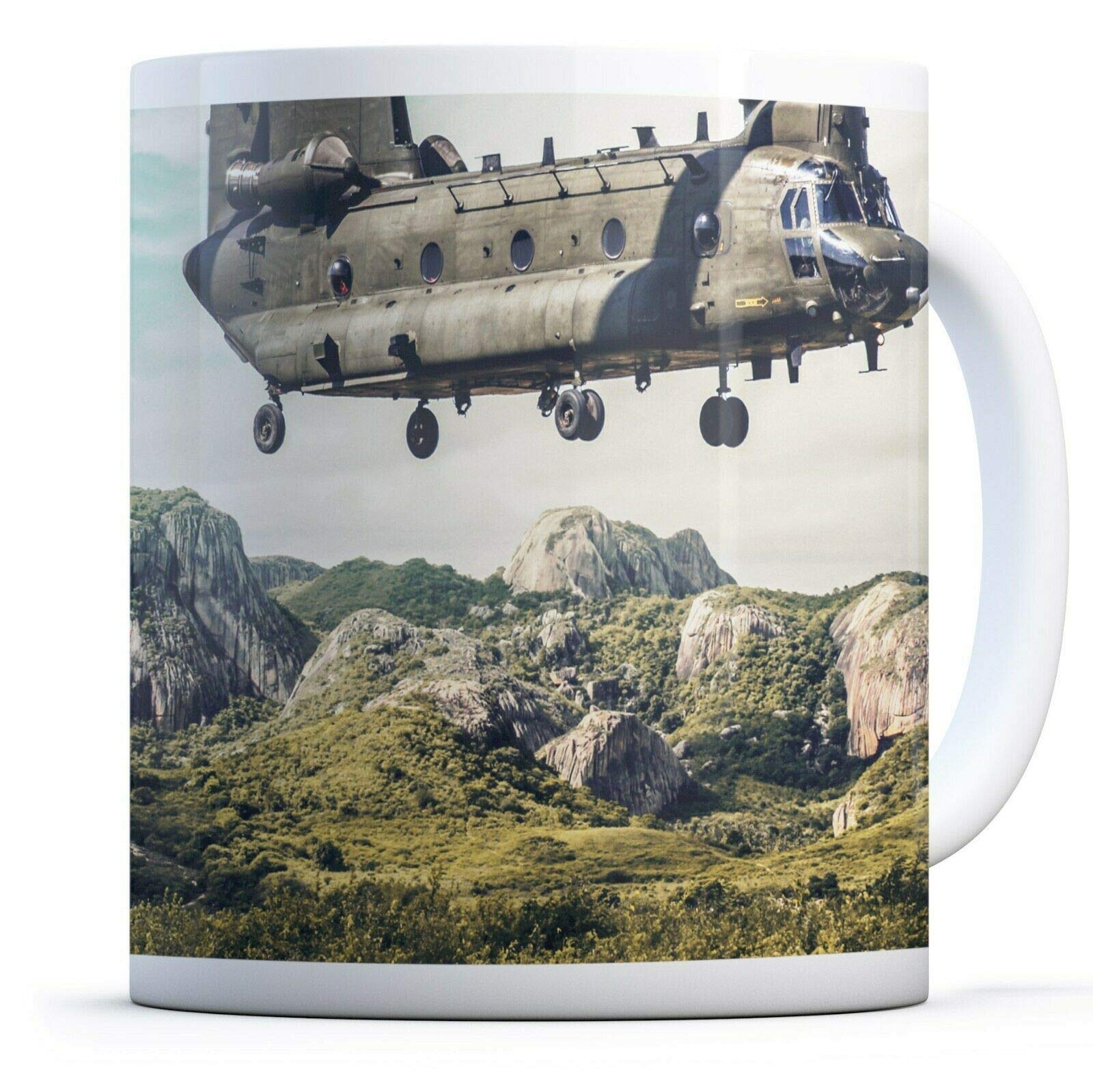 Chinook Helicopter - Drinks Mug Cup Kitchen Birthday Office Fun #15542