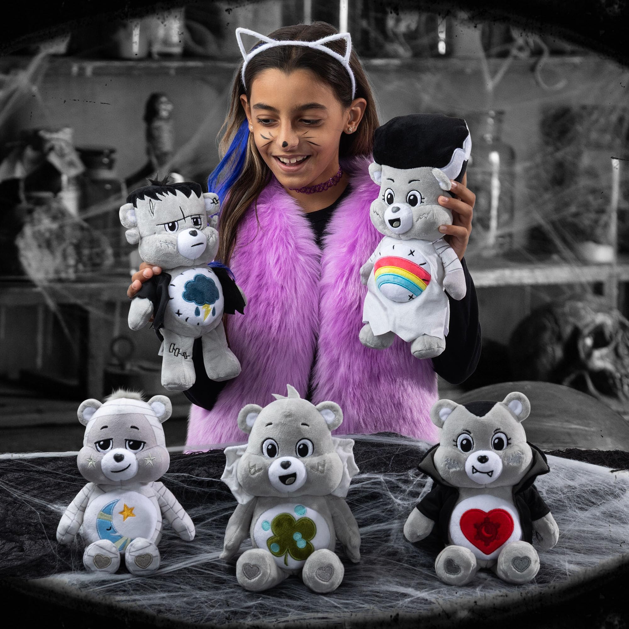 Amazon.com: Care Bears Universal Monsters Fun Size Plush - Black