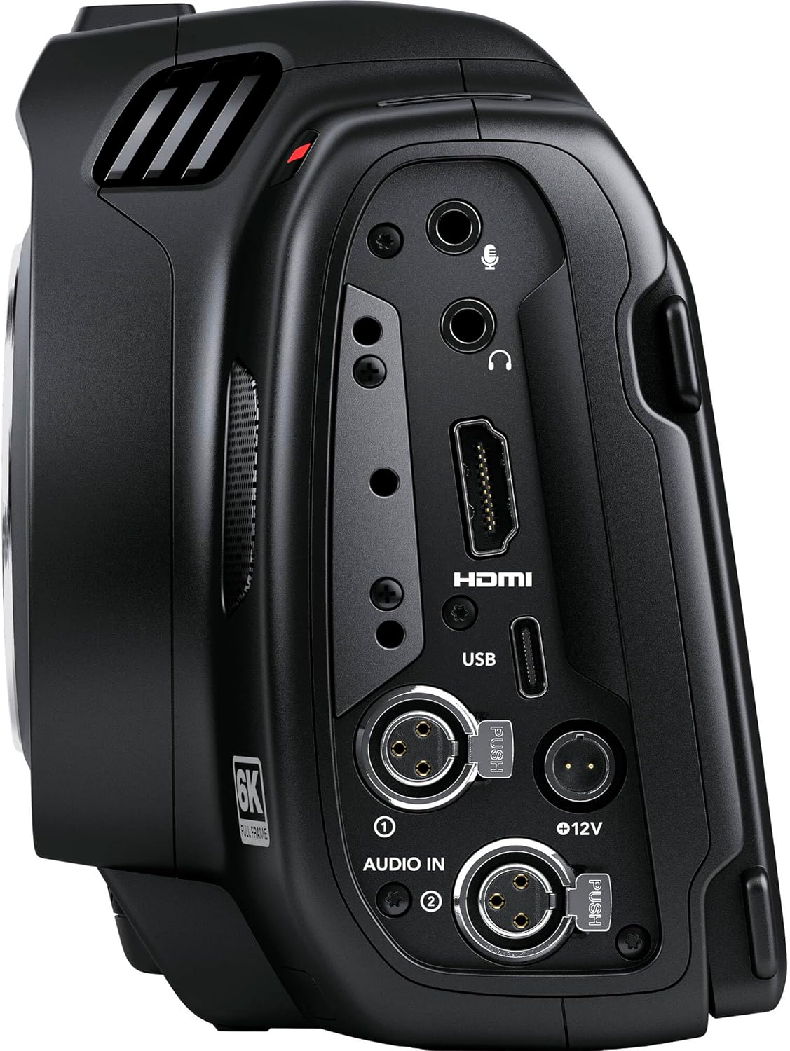 Blackmagic Design Cinema Camera 6K (Full Frame Sensor, L Mount) Power Bundle (CINECAM60KLFL) – Includes Two (2) Additional NP-F570 Batteries, Dual Battery Charger, and SolidSignal Microfiber Cloth