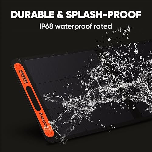 Miniatura 20 de Jackery SolarSaga - Panel solar portátil de 200 W, paneles solares biaciales plegables IP68, compatible con estación de energía Jackery Explorer