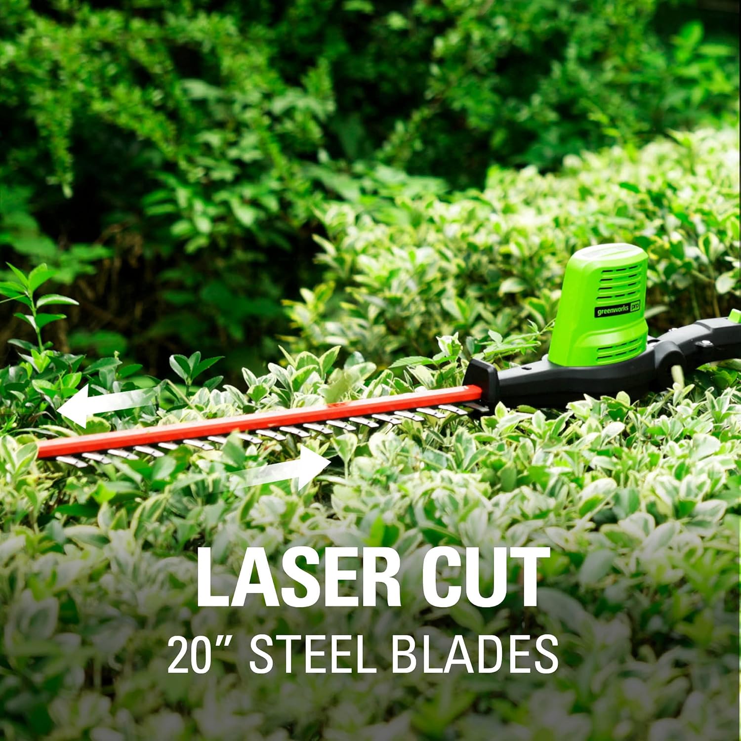 Greenworks Pro 80V 20" Cordless Pole Hedge Trimmer, Tool Only