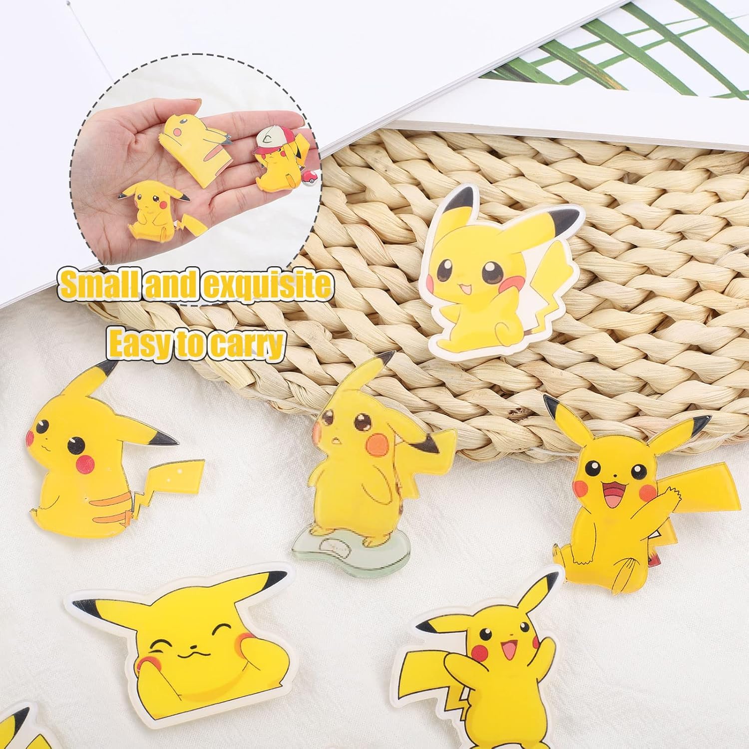 Miniatura 3 de Pines de anime lindos pines amarillos para mochilas, regalo de cumpleaños, Navidad, día del niño para niños, amigos, fanáticos del anime, el paquete