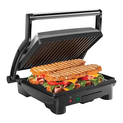 Chefman Panini Press Grill and Gourmet Sandwich Maker Non-Stick Coated