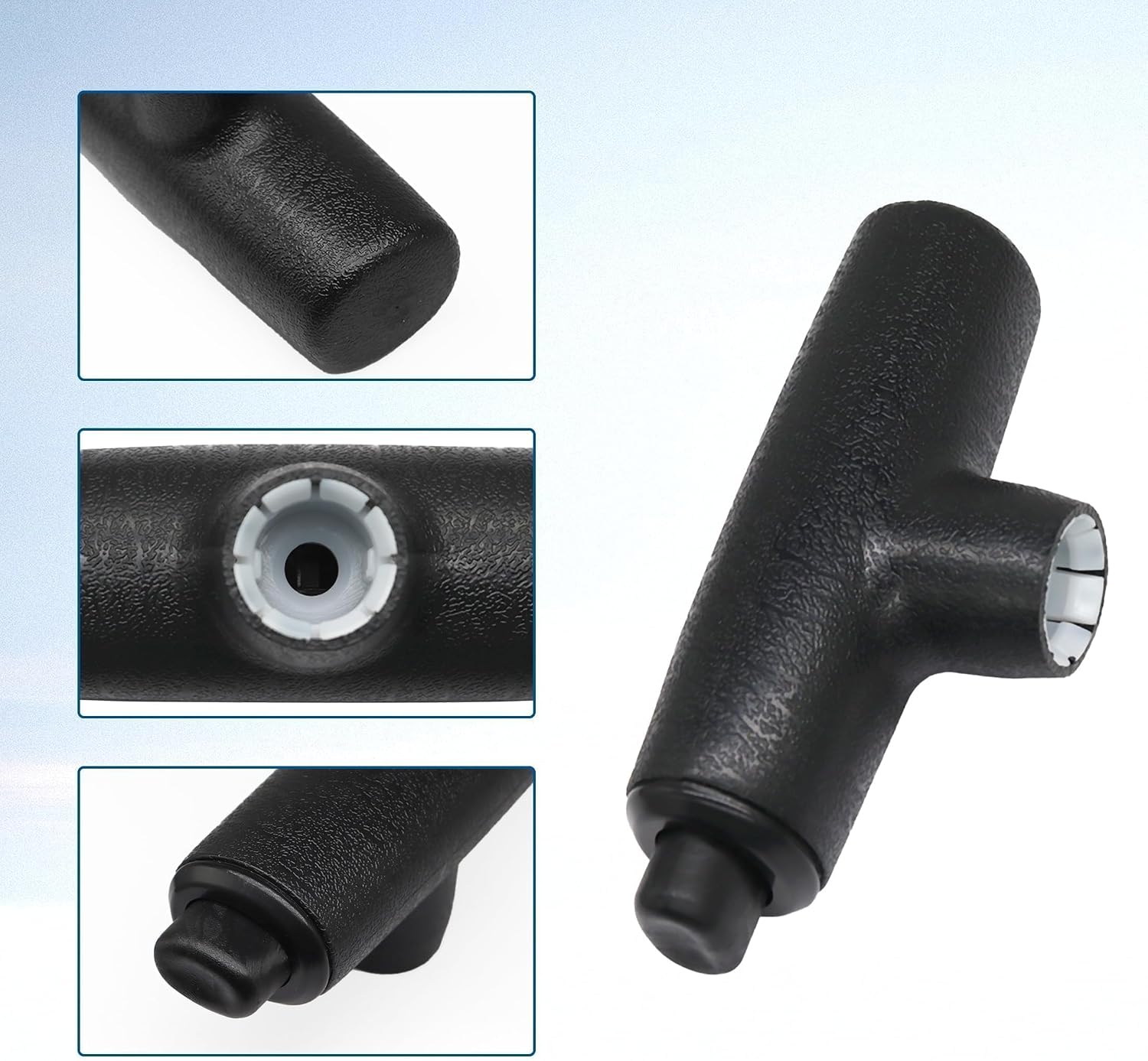 Automatic Gear Shift Knob Handle Fit for 1984-2001 Jeep Cherokee for 1987-1992 Jeep Comanche for 1997-2006 Wrangler Replace 52104028 52077560 53000675, Black