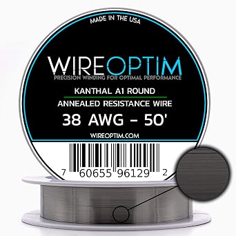 Kanthal A1 Resistance Wire 38 AWG - 50 قدمًا