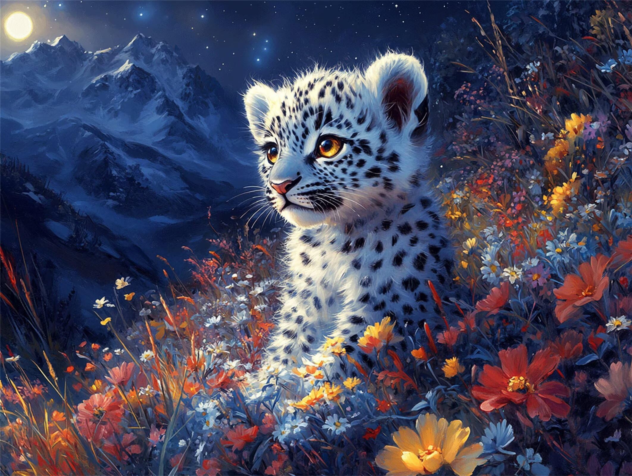Puzzle 3000 Pezzi Leopardo Puzzle Legno Vista, n-5