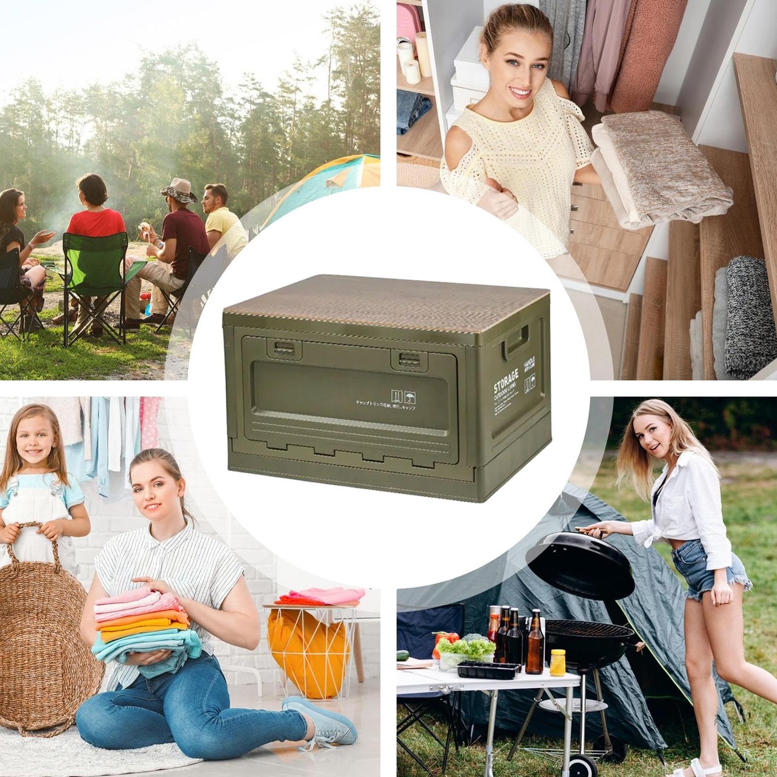 Caja De Almacenaje Plegable De Piel De 100l Con Ofertas En Carrefour