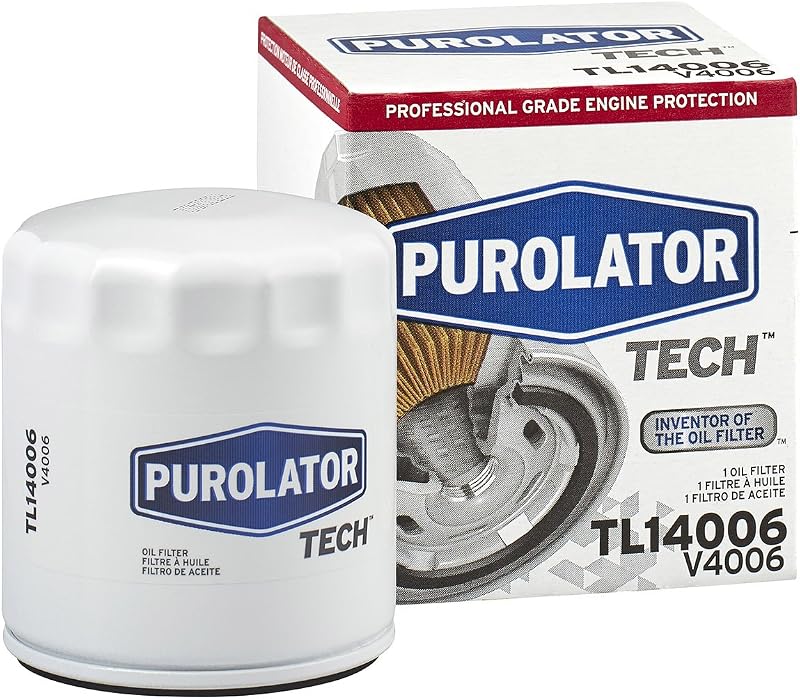 Filtro de óleo spin-on PurolatorTECH TL14006 para Chevrolet, GMC, Cadillac, Hummer e Pontiac – 1 unidade