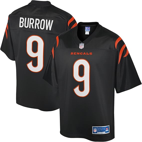 NFL PRO LINE Men's Joe Burrow Black Cincinnati Bengals Replica Jersey