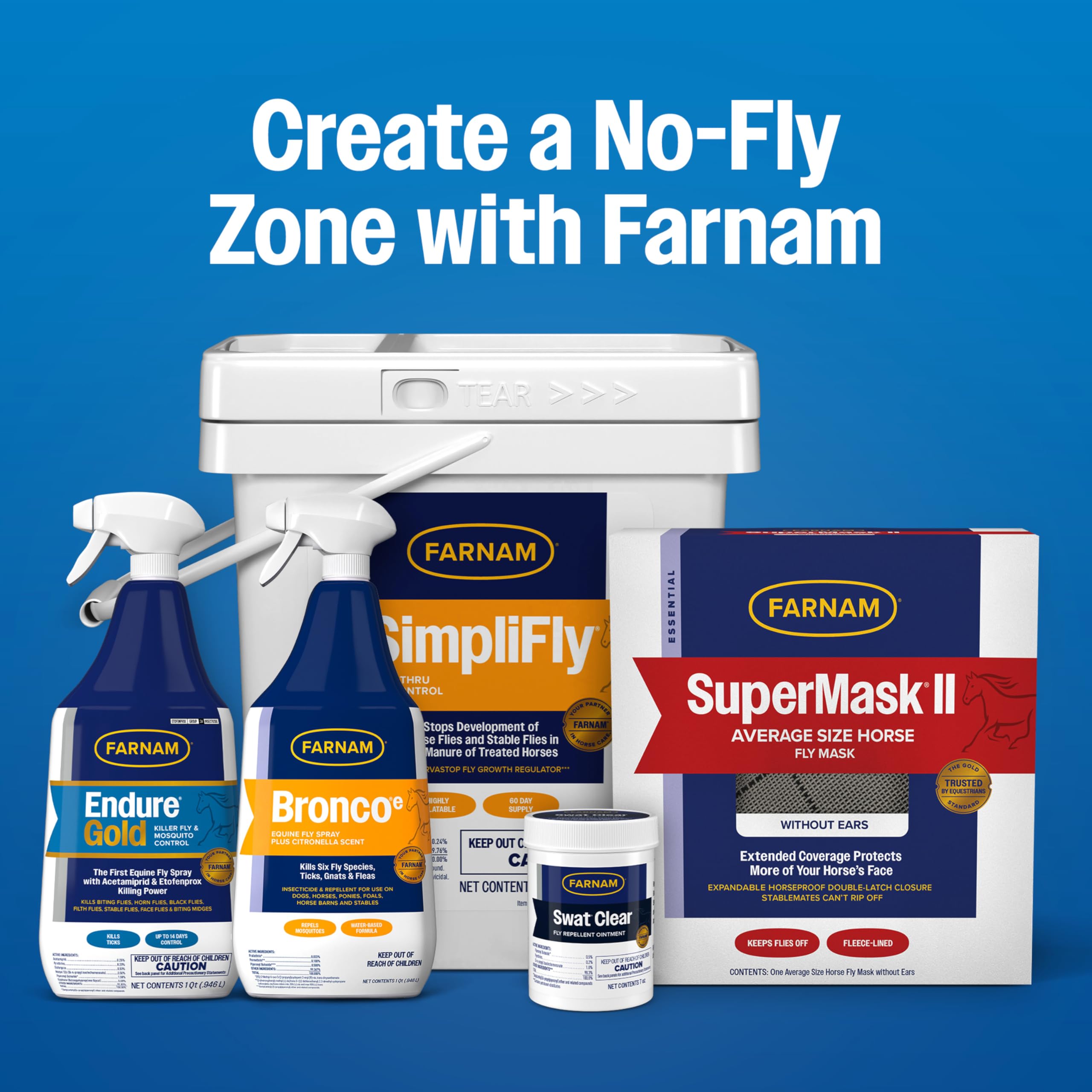 Farnam Endure Gold Killer Fly Spray for Horses, Powered by Acetamiprid & Etofenprox, Kills Biting Flies Fast and Protects Up to 14 Days, 32 oz - image 8