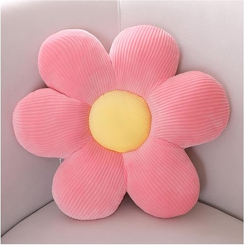 AZCHEN Almohada de flores estándar para muebles de patio, cojín decorativo para silla del hogar (19.6 pulgadas, rojo)