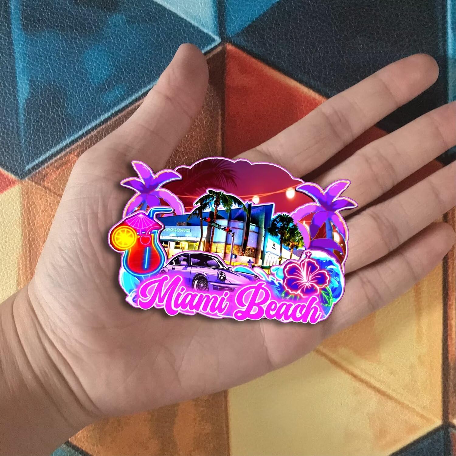 3D USA Orlando Souvenir Koelkast Magneet Kristal Glas Toeristische Reizen Souvenir Collectie Gift Orlando Koelkast Magneet Magnetische Sticker Thuis Keuken Decoratie