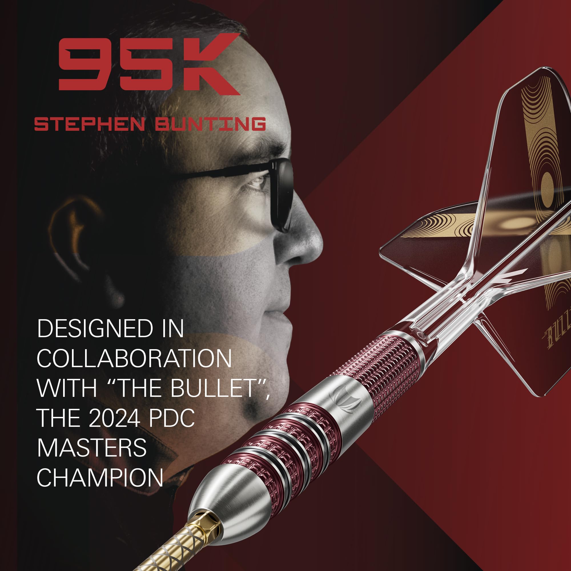 Amazon.com : Target Darts Stephen Bunting 95K Swiss Point Steel